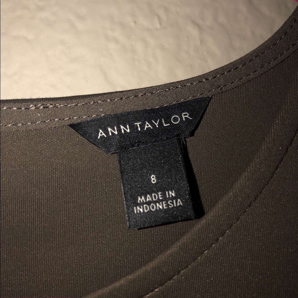Ann Taylor taupe dress